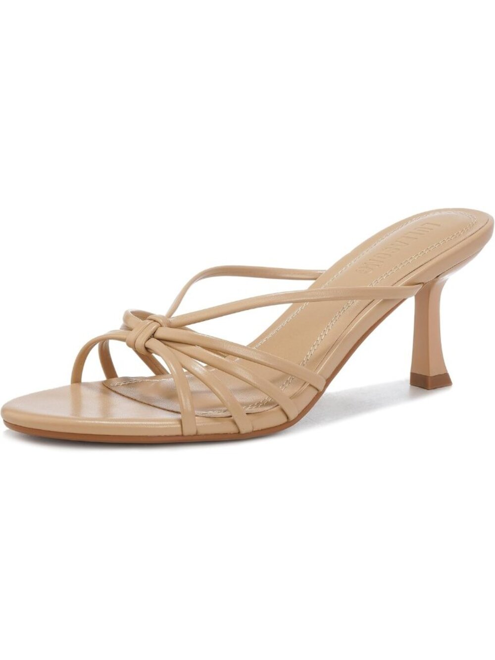 Chic Open Pointed Toe Kitten Heels - Stylish Slip-On Mid Heels Sandals for Women